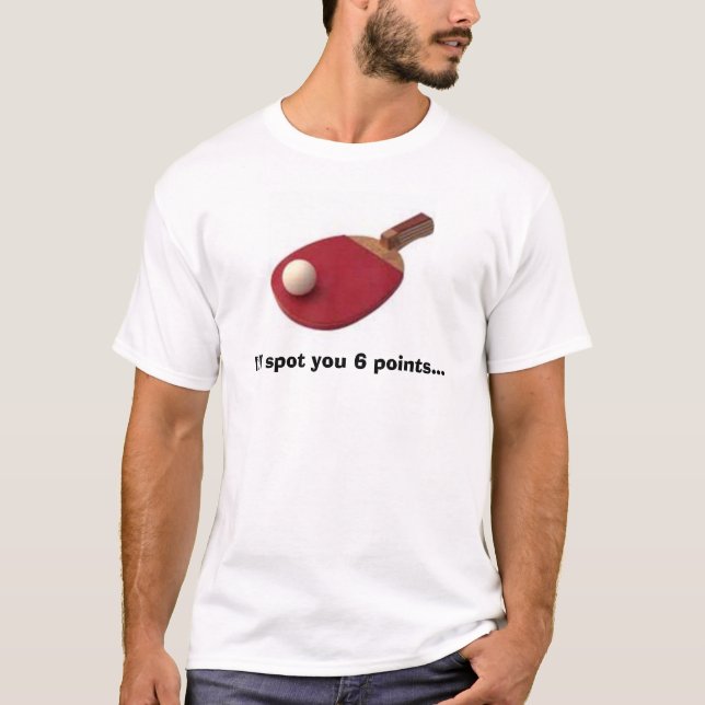 Pingpongutmaning T-shirt (Framsida)