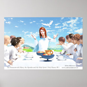 Pingst - Maria, apostlarna och den Helige Ande Poster