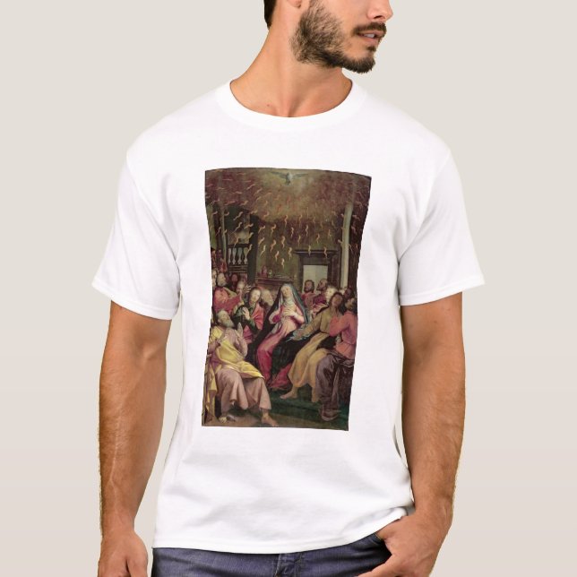 Pingstdagen, c.1598 (olja på panel) t-shirt (Framsida)