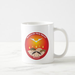 Pingstdagen för helig ande kaffemugg