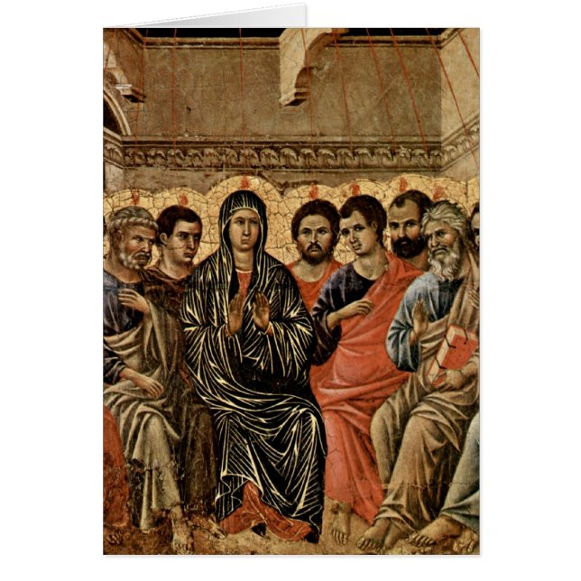 Pingstdagen vid Duccio Hälsningskort (Framsidan)