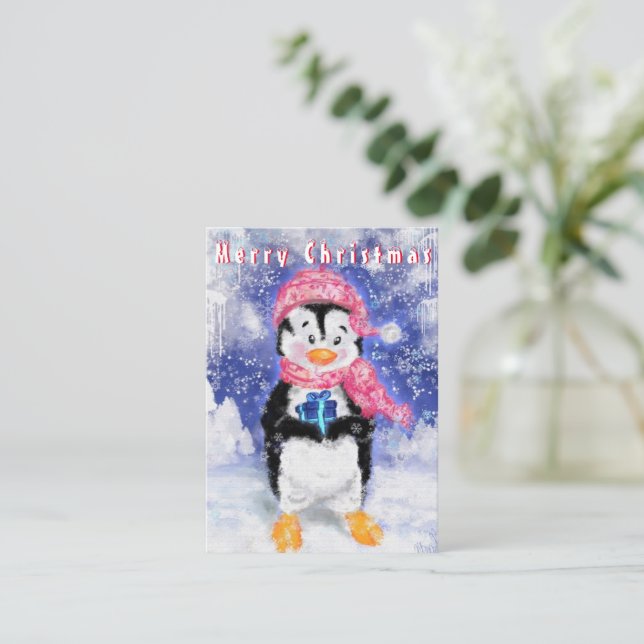 Pingstjulkort Anteckningskort (Stående Fram)