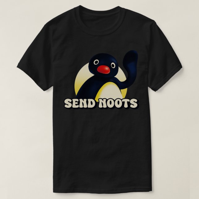 Pingu Skicka noter T Shirt (Design framsida)