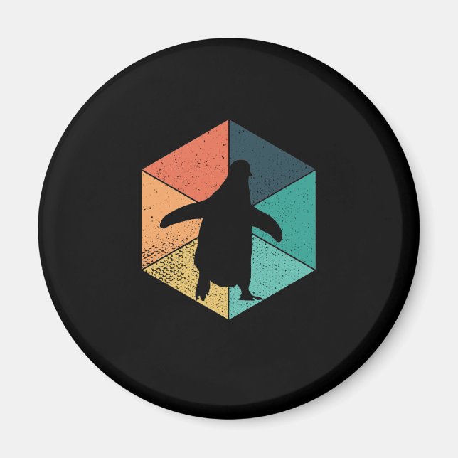 Pinguin bunt magnet (Framsidan)