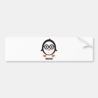 Pinguin - nerd - penguin bildekal