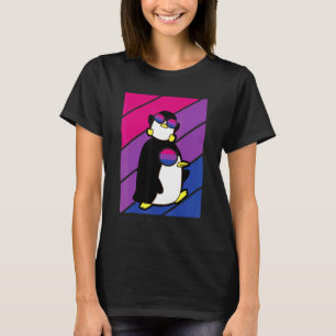 Pinguin Pride Bisexual Flagga Lgbtq Proud Ally Pri T Shirt