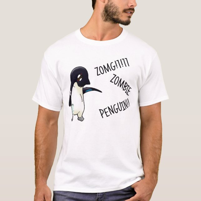 Pinguin Zumbie T-shirt (Framsida)