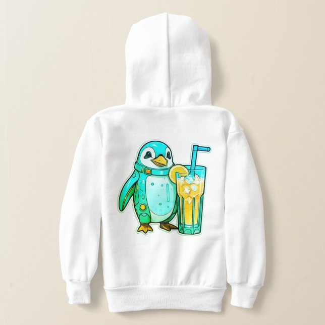 Pinguins Aqua Sips T Shirt (Laydown Baksida)