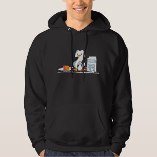 pingurefugee sweatshirt med luva
