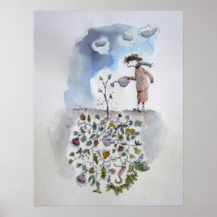 Pingverts Garden Poster