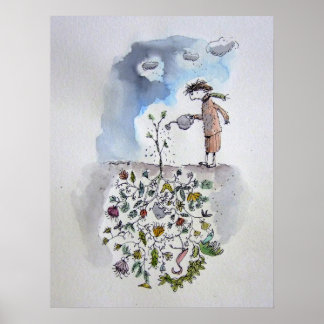 Pingverts Garden Poster