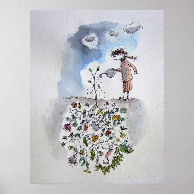 Pingverts Garden Poster (Framsidan)