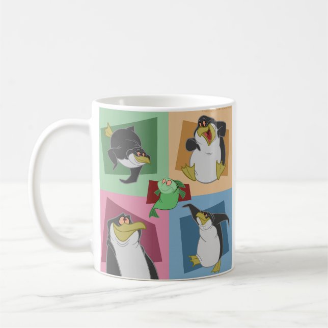 Pingvin 4 kvadrerar muggen kaffemugg (Vänster)