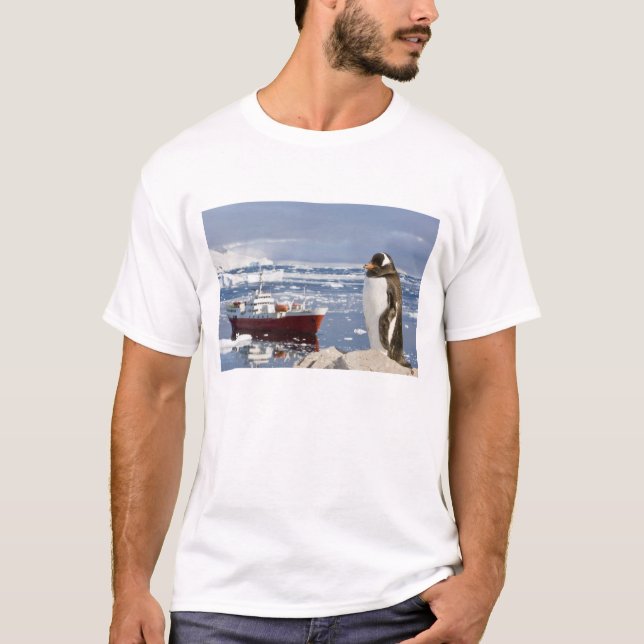 Pingvin Adeliepingvin T Shirt (Framsida)