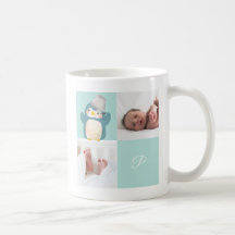 Pingvin • Alfabet Monogram Mysig Bebis Shower