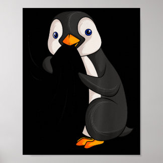Pingvin Älskare Barn Flickor Kvinnor Män Poster