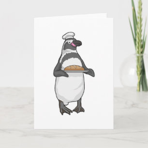 Pingvin Baker Bröd Kort