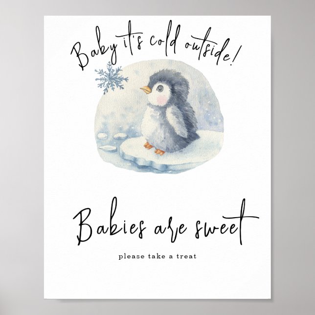 Pingvin - Bebisar är söta  Poster (Framsidan)