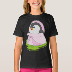Pingvin Brud Klänning Bröllop T Shirt