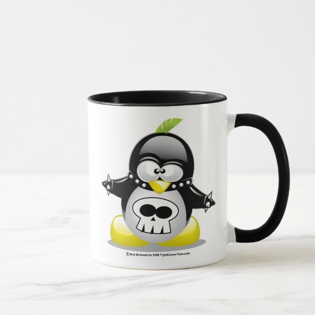 Pingvin för Punk vippa Mugg (Höger)