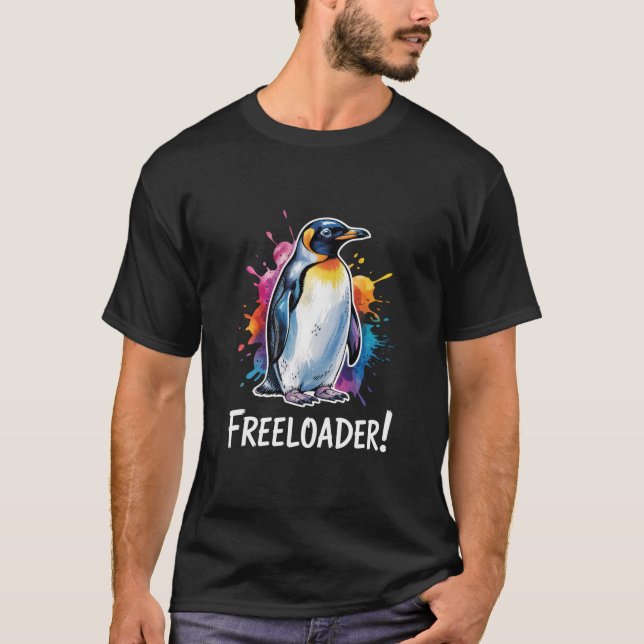 Pingvin Friåkare Motståndspolitik T Shirt (Framsida)