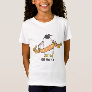 Pingvin Gentoo japansk skrift Kanji T Shirt