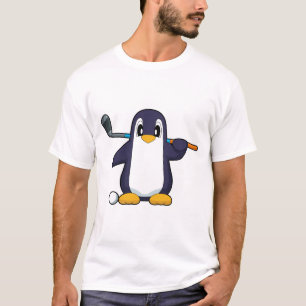 Pingvin Golf Golfklubb T Shirt