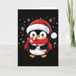 Pingvin jul godis käpp vinter Småbarn Flicka B Kort