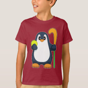 Pingvin Landhockey Hockeyklubba T Shirt