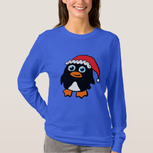 Pingvin med julmössa t shirt