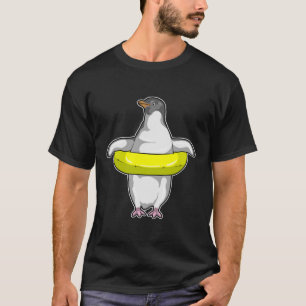 Pingvin med simring t shirt