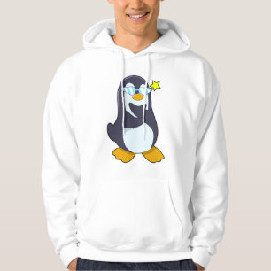 Pingvin med solglasögon hoodie