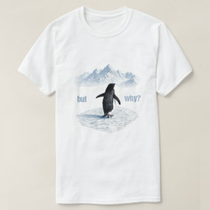 Pingvin Men Varför Berg T Shirt