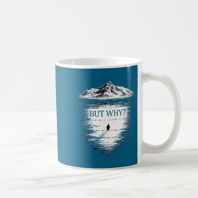 Pingvin men varför  kaffemugg (Höger)