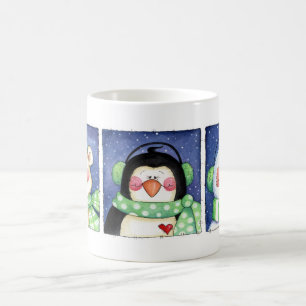 Pingvin och vänner kaffemugg