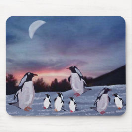 Pingvin på is Mousepad Musmatta