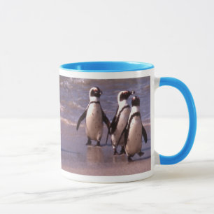 Pingvin på strandmuggen mugg