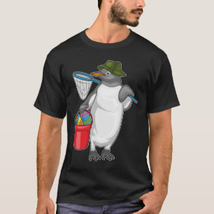 Pingvin Påsk Påsk ägg Fiske T Shirt