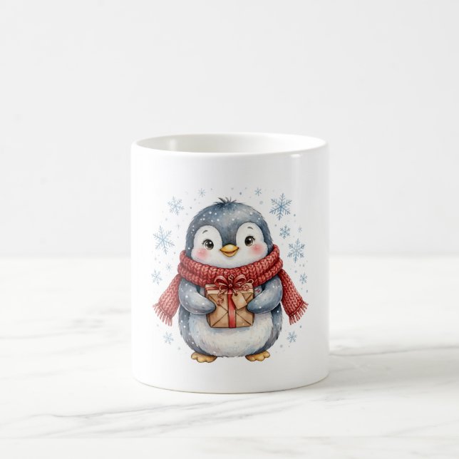 Pingvin Present Julklapp Kaffe Mugg (Center)