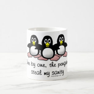 Pingvin stjäler min sanity kaffemugg