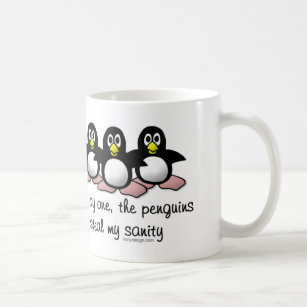 Pingvin stjäler min sanity kaffemugg