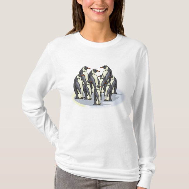 pingvin t-shirt (Framsida)
