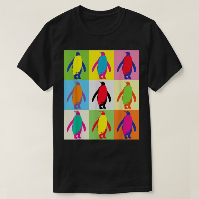 Pingvin T-shirt, Pingvin T för barn, Söt pingvin k Shirt (Design framsida)