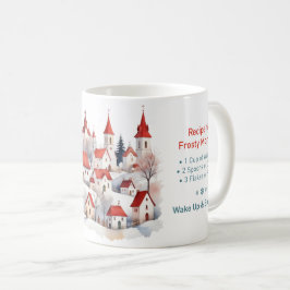 Pingvin "Vakna och gnistra" Vintermugg Kaffemugg