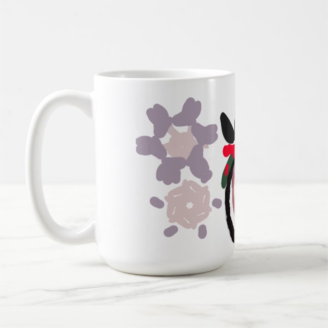 Pingvin Vinter  Kaffemugg (Vänster)