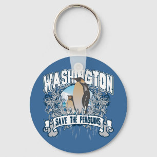 Pingvin Washington Nyckelring