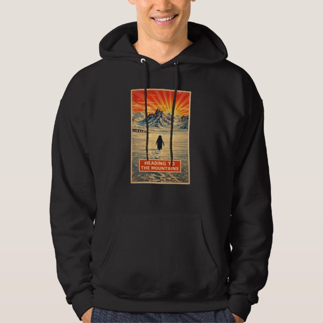 pingvinberg t-shirt  hoodie (Framsida)