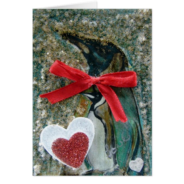 PingvinCollage Hälsningskort (Framsidan)