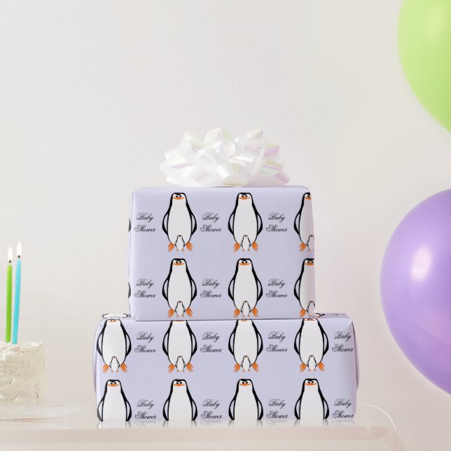 Pingvindesign Baby Shower Presentpapper (Festgåvor)