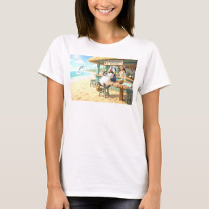 Pingvinens strandbar t shirt
